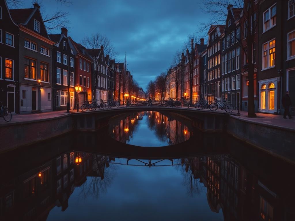 Amsterdam — Het noordelijke vertrekpunt van de Lage Landen