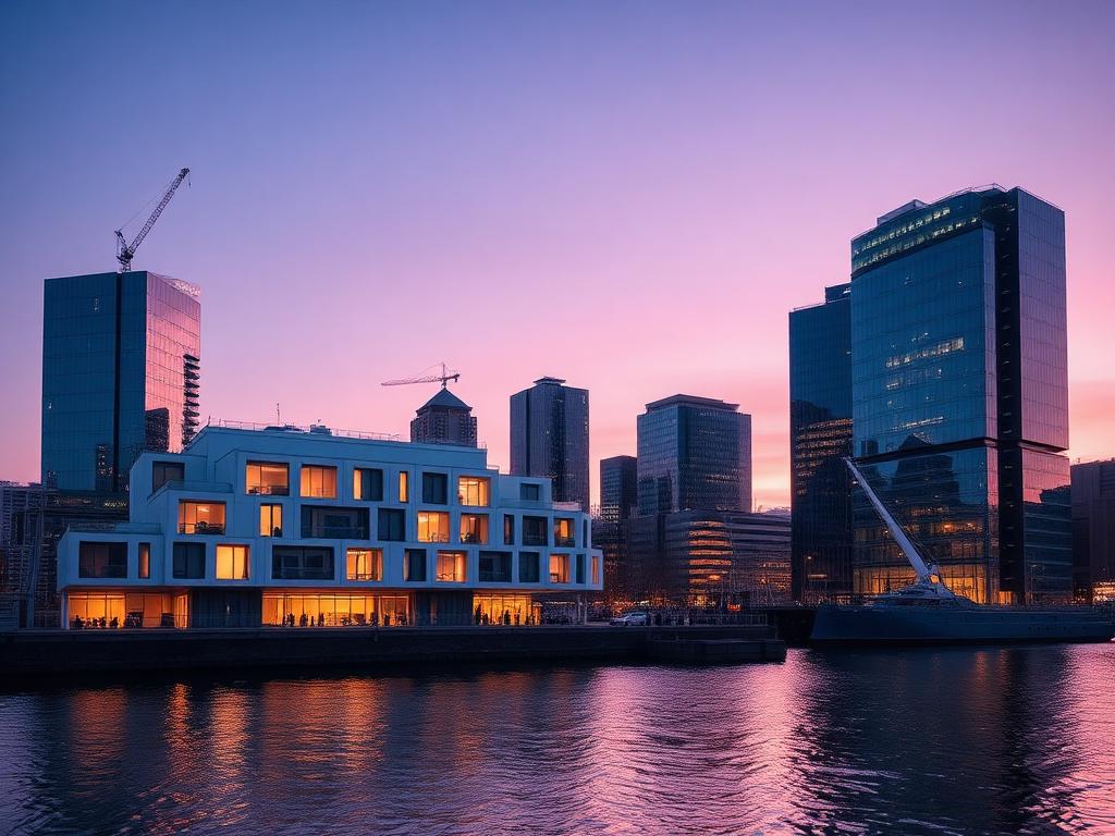 Rotterdam — Architectuurstad met een avondlijke opstapplaats