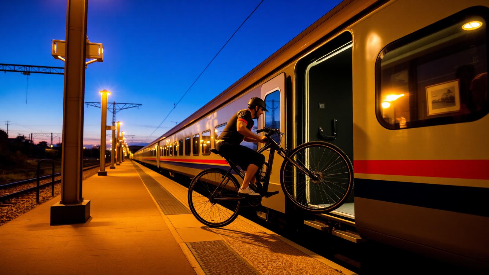 Je fiets meenemen in de nachttrein